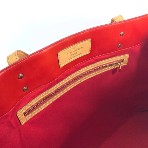 LOUIS VUITTON M91084 MonogramVernis Reed GM Bag Tote Bag Shoulder Bag - Picture 5 of 14